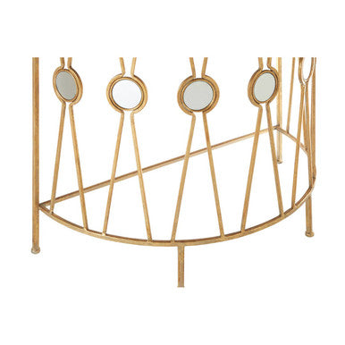 Faiza Set Of 2 Cross Design Console Tables