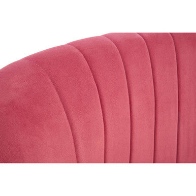 Mia 2 Seat Pink Velvet Kids Sofa
