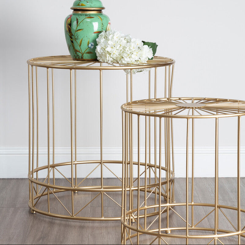 Set Of 2 Lexi Round Side Tables