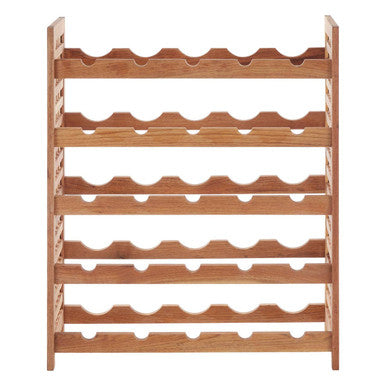 ARLA 25 Bottle Wooden Wine Rack
