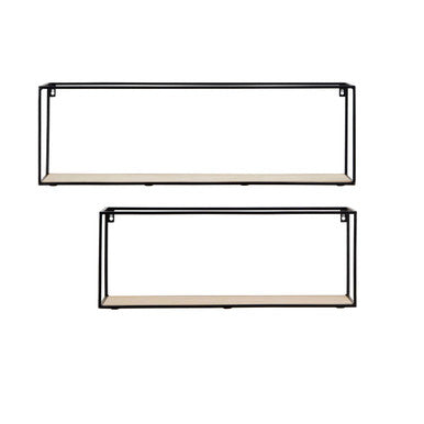 Set of 2 Cuboid Wall Shelf | Brixton