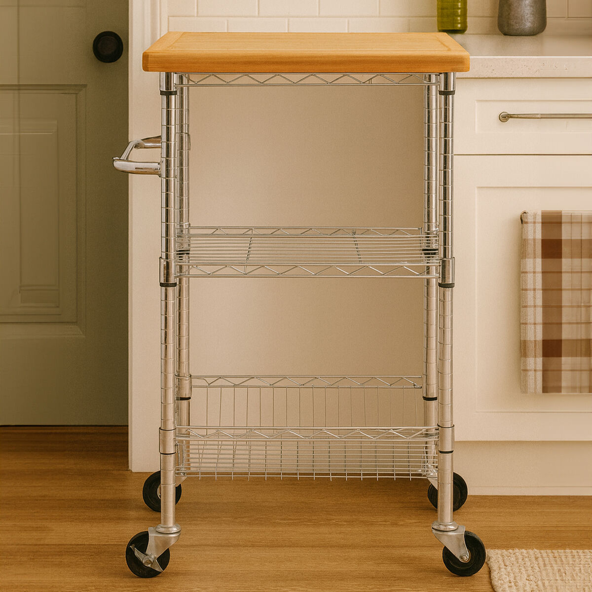 Frankfurt 3 Tier Kitchen Trolley