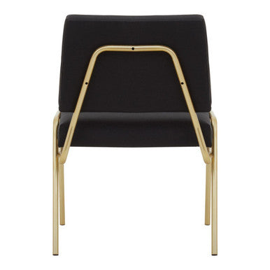 Black Linen Chair | Lexa