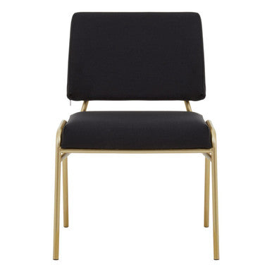 Black Linen Chair | Lexa