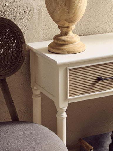 Heritage 2 Drawers Pearl White Console Table