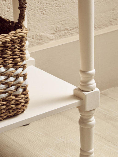 Heritage 3 Drawers Pearl White Console Table