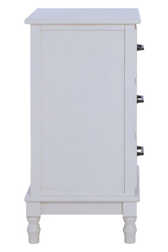 Heritage White 3 Drawer Chest