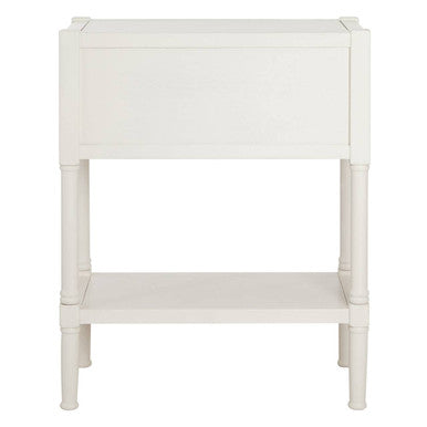 Heritage White Pearl Finish Console Table