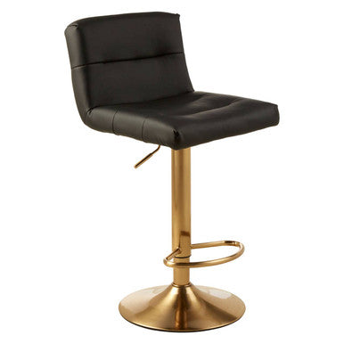 Baina Black Seat Bar Stool
