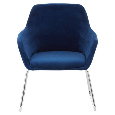 Stockholm Blue Fabric Chair
