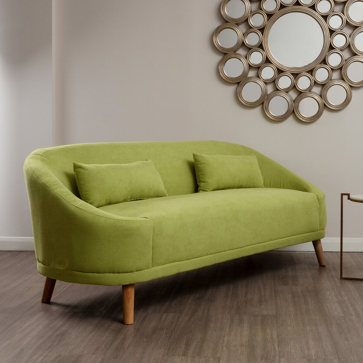 Holland Green Linen Sofa