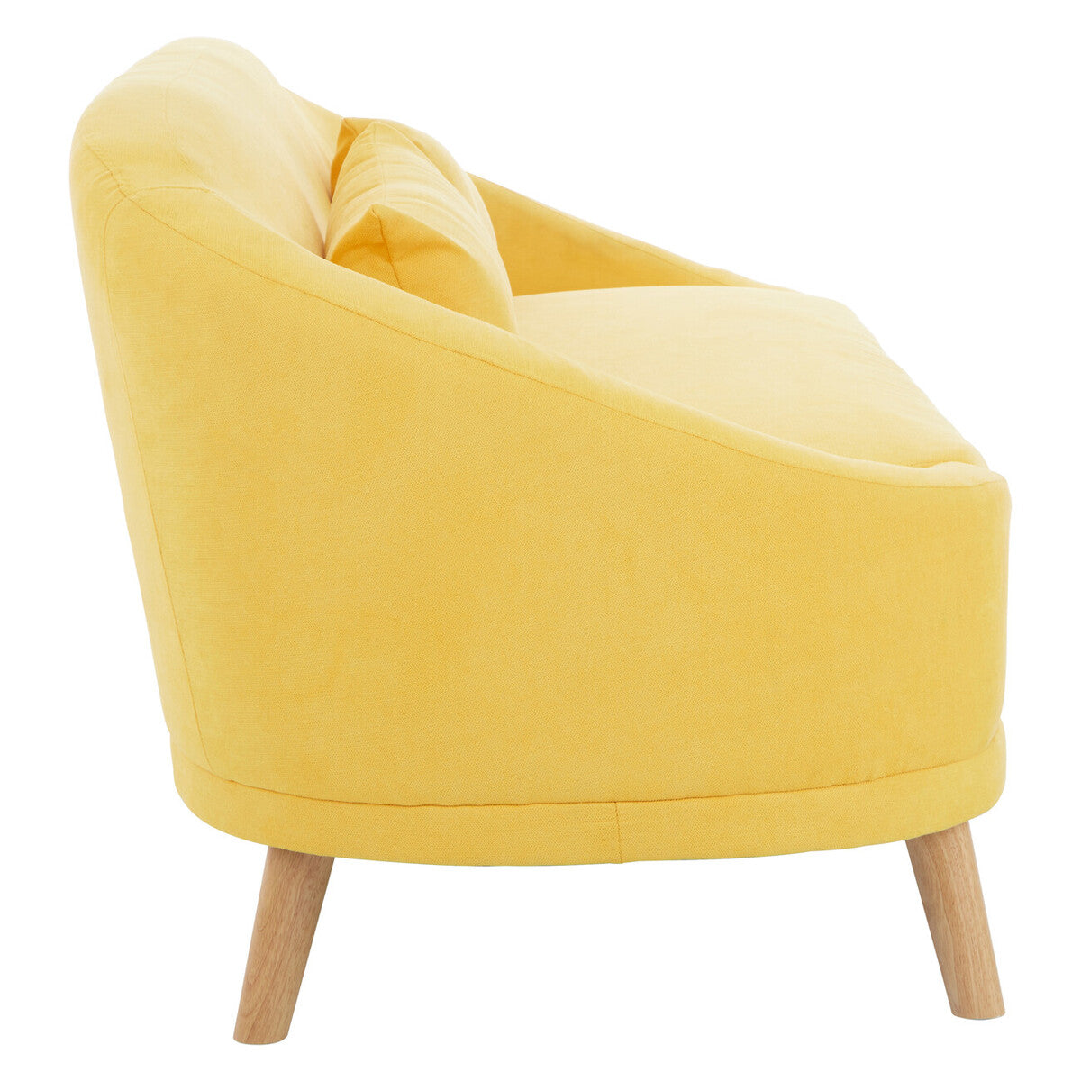 Holland Yellow Linen Sofa