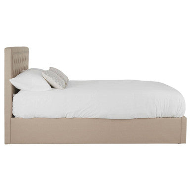 Beige Ottoman Double Bed | Hannah