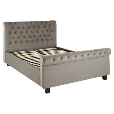 Orlando Grey Ottoman King Bed
