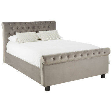 Grey Ottoman King Bed | Orlando