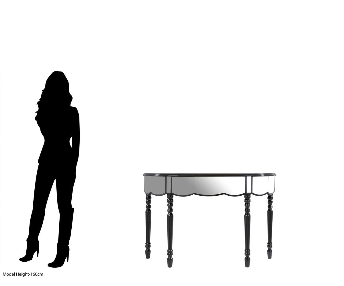 Tiffany Mirrored Console Table