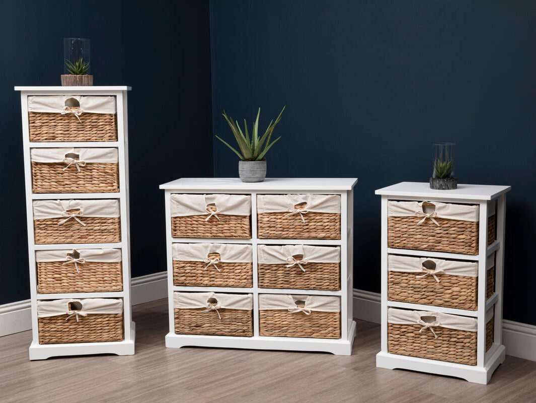 Ashby 3 Seagrass Drawer Chest.