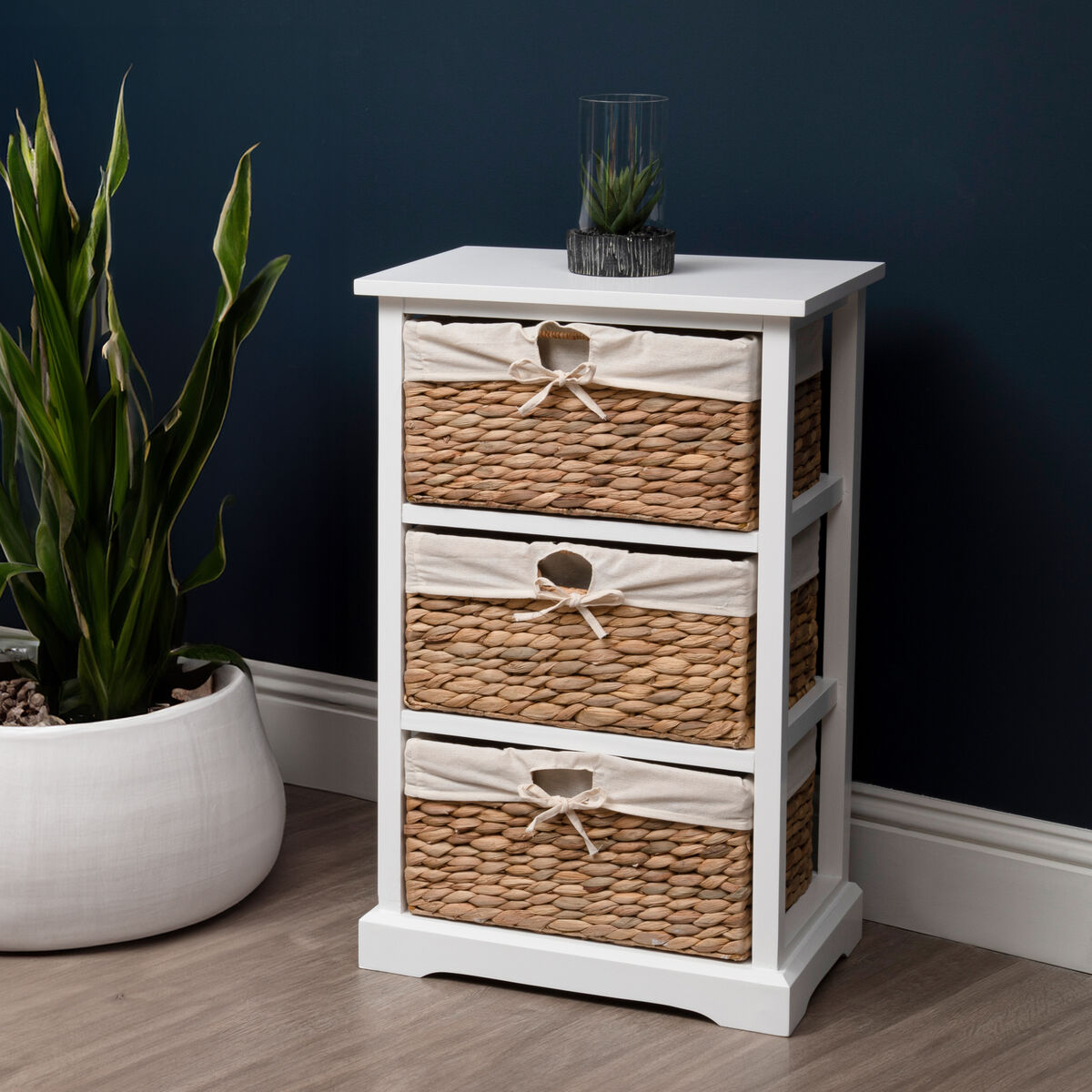 Ashby 3 Seagrass Drawer Chest