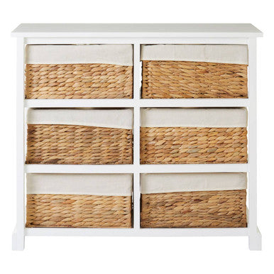 Ashby 6 Seagrass Drawer Chest