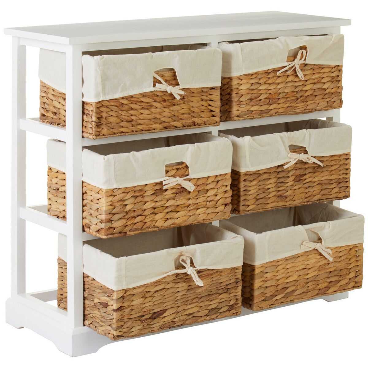 Ashby 6 Seagrass Drawer Chest.