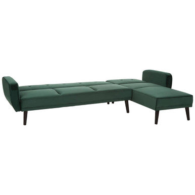 Serene 3 Seat Green Sofa Bed