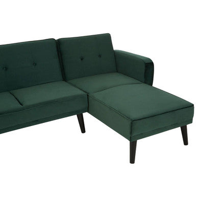 Serene 3 Seat Green Sofa Bed