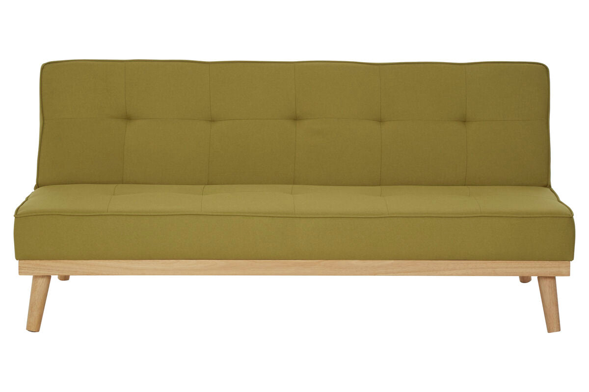 Stockholm 3 Seat Green Sofa Bed