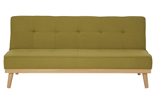 Stockholm 3 Seat Green Sofa Bed