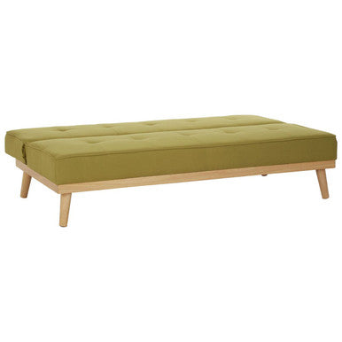 Stockholm 3 Seat Green Sofa Bed