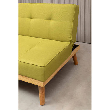 Stockholm 3 Seat Green Sofa Bed