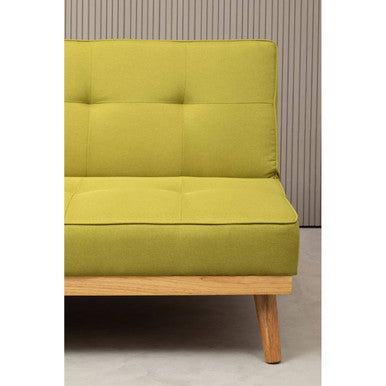 Stockholm 3 Seat Green Sofa Bed