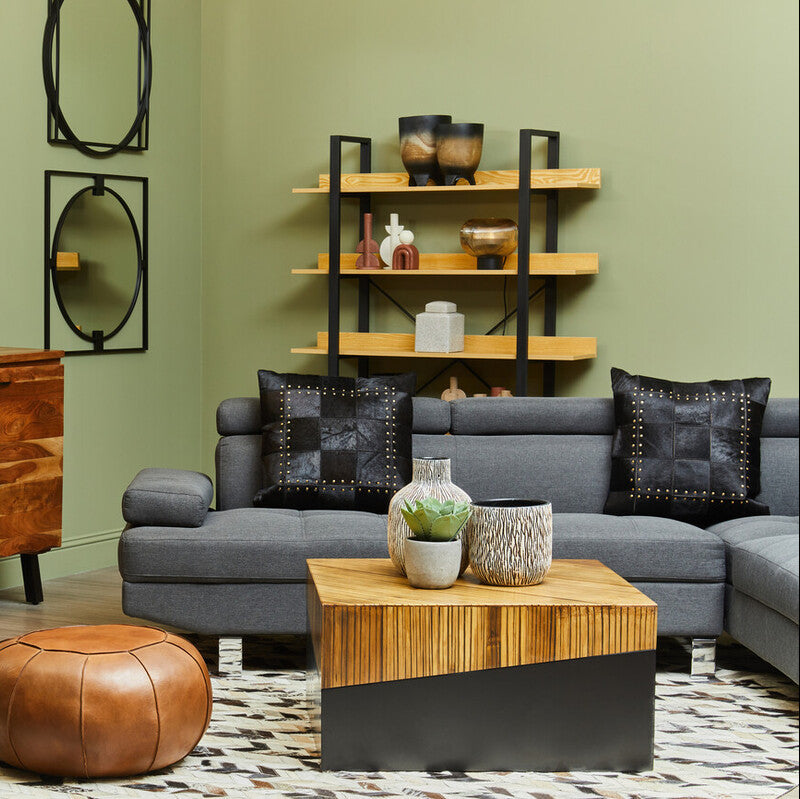 Hanover Grey Linen Corner Sofa