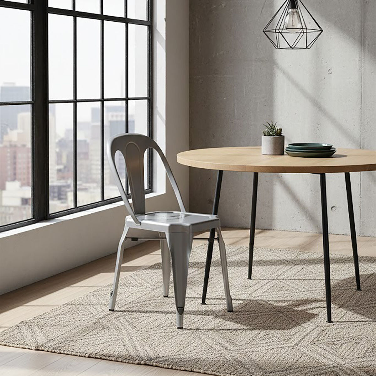 Grey Metal Chair | Grange