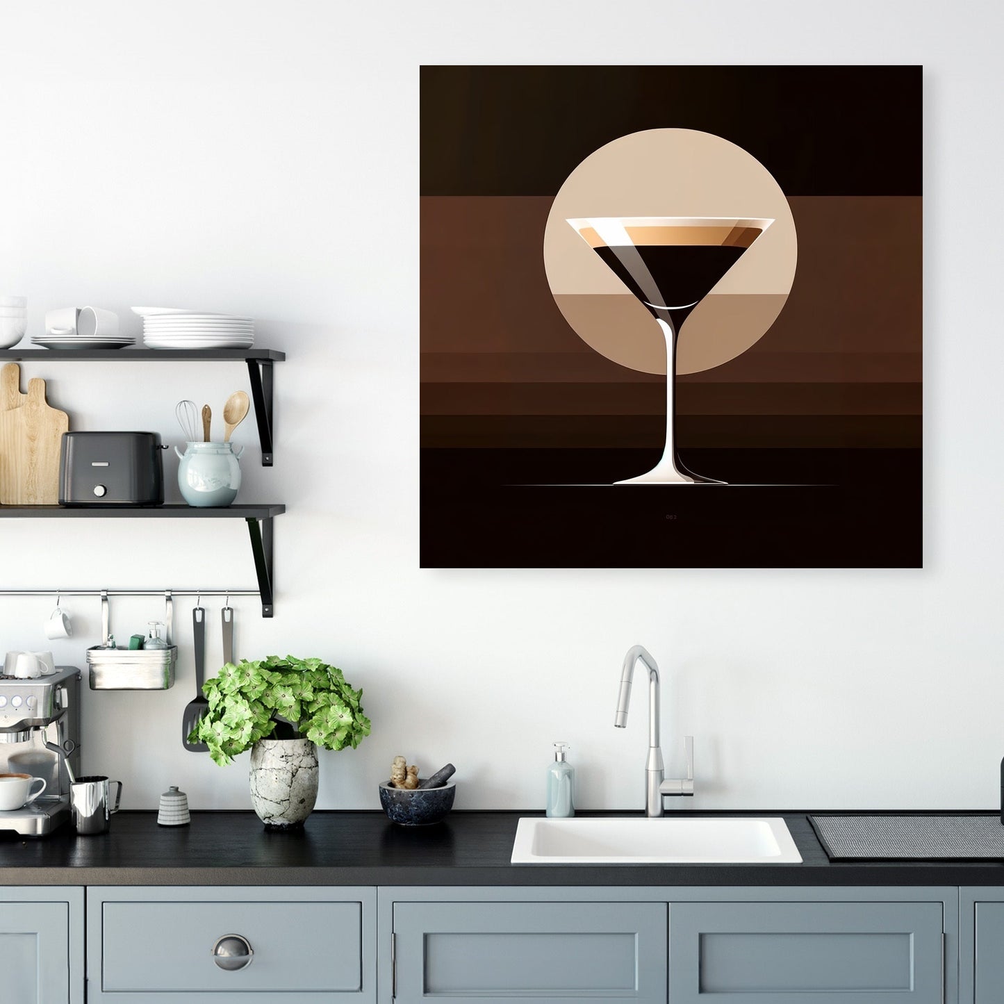 Espresso Martini Minimal Canvas