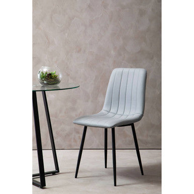 Tiana Set Of 4 Light Grey Dining Chairs
