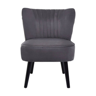 Grey Velvet Chair | Regents Park