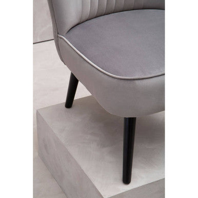 Grey Velvet Chair | Regents Park