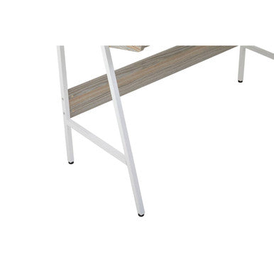 Light Oak Veneer Effect One Drawer Desk, Bradbury