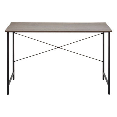 Dark Oak Veneer Effect Top Desk, Bradbury