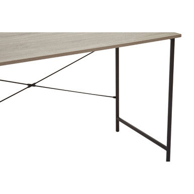 Grey Oak Veneer Effect Top Desk | Bradbury
