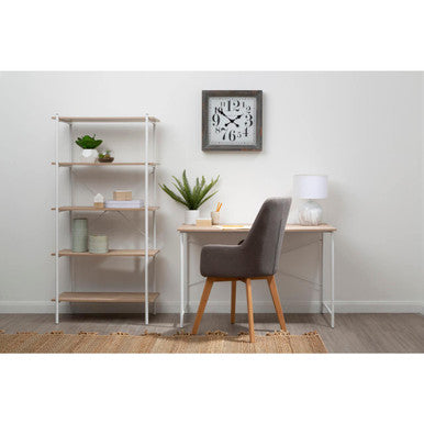 Bradbury Five Tier Natural Oak Shelf Unit