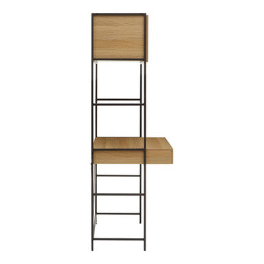 Bradbury Natural Oak Effect Shelf Unit