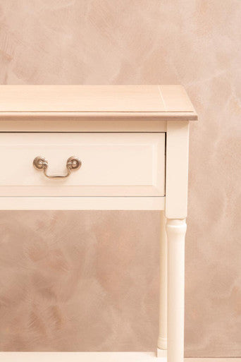 Heritage 2 Drawer Ivory Console Table