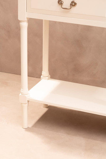 Heritage 2 Drawer Ivory Console Table