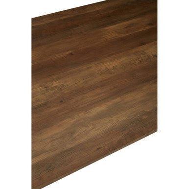 Brown Rectangular Dining Table with Cross Base | Arron