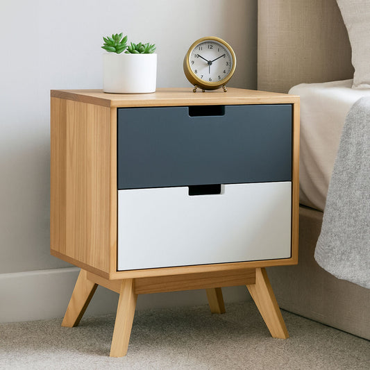 Watson 2 Drawer Bedside Table