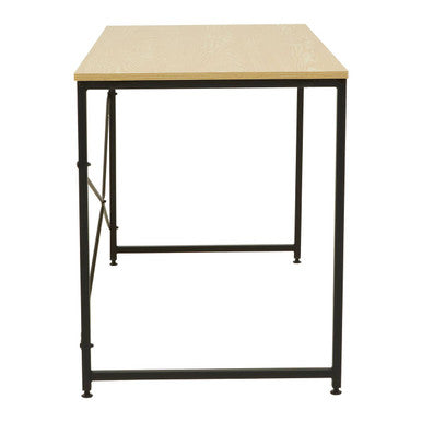 Light Oak Veneer Effect Top Desk | Laxton