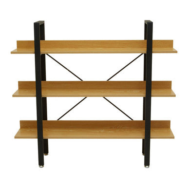 3 Tier Light Oak Effect Shelving Unit | Laxton