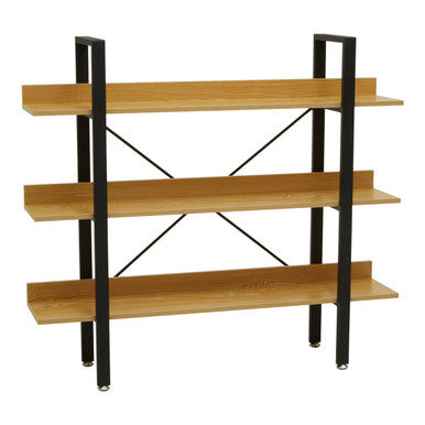 3 Tier Light Oak Effect Shelving Unit | Laxton