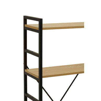 5 Tier Light Oak Effect Shelf Unit | Laxton